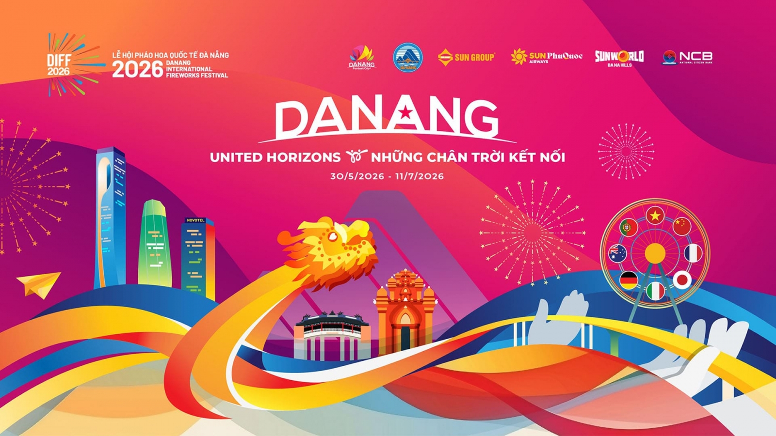 The Da Nang International Fireworks Festival – DIFF 2026 officially returns with the theme “Da Nang – Connecting Horizons”.